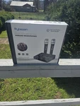 Wireless Microphone Karaoke Mixer System, Dual Handheld For. Fixed Price $35.00.