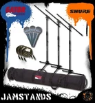 3 Shure Beta 58A Mics, Stands, Cables Gator Case Free Us 48 State Ship!. Fixed Price $623.95.