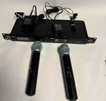 Shure (2) SLX2 J3 Microphones SLX4 Freq 572-596 Mhz Receivers. Fixed Price $899.99.