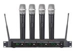 Gtd Audio 4 Handheld Wireless Microphone Cordless Mics System Ideal For Church. Fixed Price $201.82.
