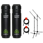 Lewitt Lct 040 Match Instrument Microphone (pair) W/ Stand Xlr Ccable. Fixed Price $279.99.