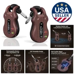 Rechargeable Wireless Guitar System With 24-BIT Audio Low Latency & Channels. Fixed Price $148.19.
