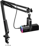 Xlr/usb Gaming Microphone Set Dynamic Pc For Streaming Podcasting Compute.... Fixed Price $45.99.