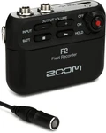 Zoom F2 Field Recorder & Lavalier Microphone. Fixed Price $179.99.