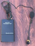 Audio Technica ATW-T35 Transmitter ATM73A Microphone. Fixed Price $24.00.