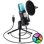 Usb Condenser Microphone For Pc, Laptop Rgb Gaming Streaming, Podcast. Fixed Price $20.00.