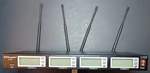 Gtd Audio G-787 Uhf 4-CHANNEL Wireless Microphone Receiver W/ Power Cord. Fixed Price $95.00.