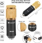 Voilamart Usb Streaming Podcast Microphone, Condenser Set BM-800 With. Fixed Price $29.99.
