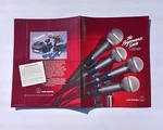 Audio Technica Microphone Brochure Performance Series PR20 PR40 PR60 PR80 1983. Fixed Price $15.50.