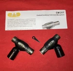 Condenser Microphone Set Mics Pair Cad CM217+AUDIX Dclip Xlr Used Drum Kit. Fixed Price $89.95.