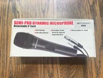 Semi-pro Dynamic Microphone Emerson M189 New Opened Box Karaoke. Fixed Price $9.99.