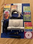 Memorex MKS8002 Karaoke System With Corded Mics, & 16 Discs Cd+g, Dvd - Works. Fixed Price $59.00.