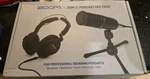 Zoom ZDM-1 Podcast Pack, Dynamic Microphone W/ Wavelab Sw Code. Fixed Price $69.00.