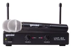 UHF-02M Gemini Dual Channel Handheld Wireless Microphone System. Fixed Price $69.95.