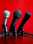 Vintage 1980'S Lot Shure Akg E.v Microphones W Clips Prop Mics D70ME PE85L 627B. Fixed Price $80.75.