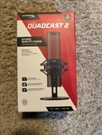 Hyperx Quadcast 2 Microphone Black W/removable Shock Mount For Pc, Mac, PS5, PS4. Fixed Price $90.00.