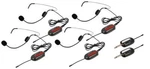 Vocopro COMMANDER-PLAY-4 Uhf Wireless Headset Mics With Receivers. Fixed Price $214.99.