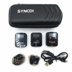 Synco Wireless Lavalier Microphone 2.4G Dual Transmitter. Fixed Price $23.65.