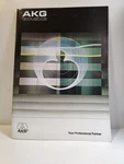 Vintage Akg Acoustics Catalog Microphones, Headphones, Fx Units & Accessories. Fixed Price $45.00.
