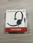 Koss Stereo Headset Over-the-head Black Flex Boom Mic CS195USB. Fixed Price $9.99.
