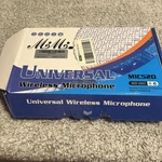 Universal Wireless Microphone MIC520 Untested. Fixed Price $12.99.