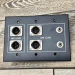 Wireworks Xlr Male Mic & Line Level Port Wall Panel 038505AT. Fixed Price $24.04.