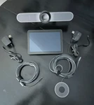 Logitech Meetup Expansion Mic Audio Conferencing System 960-001201+TAP VU0053. Fixed Price $399.99.