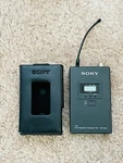 Sony WRT-822A Uhf Synthesized TRANSMITTER(794.125-805.875MHZ) ECM-77BC Mic. Fixed Price $119.00.