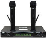 AWM6113 Vhf Rechargeable Wireless System With 2 Handheld Microphones. Fixed Price $133.99.