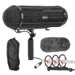 Wind & Vibration Protection System For Shotgun Microphones 12-POINT Shockmount. Fixed Price $122.71.