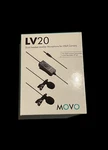 The Movo LV20 Dual-headed Lavalier Microphone Clip Omni-directional Condenser. Fixed Price $9.99.