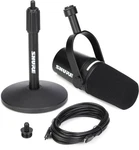 Shure MV7+ Hybrid Podcast Microphone Stand - Black. Fixed Price $287.00.