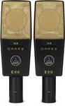 Akg C414 Xlii/st Large-diaphragm Condenser Microphone Matched Pair. Fixed Price $2499.00.