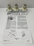 Shure STM34 Quadrapole Microphone Teleconferencing Ceiling Mount Lot Of (3) Rare. Fixed Price $129.95.