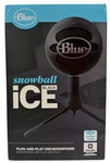 Blue Snowball Black Ice Usb Microphone 988-000067 New In Box Logitech. Fixed Price $29.00.