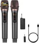 Wireless Microphones, Metal Dynamic System With Rechargeable. Fixed Price $38.39.