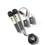 EMB35 Professional Dual Wireless Karaoke System 2 Microphones Receivers 1/4. Fixed Price $40.45.