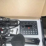 Legendary Vocal Podcast Audio Interface Bundle With Microphone And Sound Card. Fixed Price $83.26.