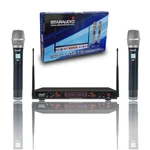 Wireless Ktv Microphone System Pro Audio Uhf 2CHANNEL Handheld Metal Dynamic. Fixed Price $119.83.
