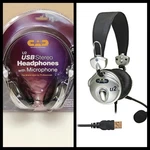 Cad Audio Usb Stereo Headphones With Cardioid Condenser Microphone, 6 Cab. Fixed Price $29.95.