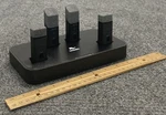 Lot Of 4 Revolabs 01-HDEXEMIC-11 & 01-HDTBLMIC-DR-11 Wireless Microphones W/dock. Fixed Price $69.99.
