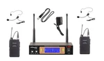 Gtd Audio 2CH Uhf Lavaliere Wireless Microphone System New 35LL. Fixed Price $79.00.