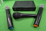 Musysic MU-V202 Vhf Dual Channel Wireless Microphones & Receiver,untested,f. Fixed Price $12.75.
