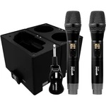 Gemini Uhf Dual Wireless Microphone System With Charging Docks. Fixed Price $139.99.