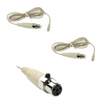2 Osp HS-09 Earset Mic Replacment Tan Cables With Electro-voice TA4F Connectors. Fixed Price $73.98.