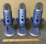 Lot Of Blue Yeti A00121 & A00132 Recording Microphones - (units Only). Fixed Price $99.99.