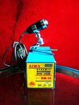 Vintage 1960'S Aiwa DM-14 Dynamic Harp Microphone Accessories Calrad Lafayette. Fixed Price $90.00.