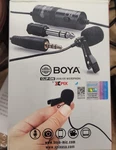 Open Box Boya Xpix Clip-on Mini Microphone 3.5MM Lavalier For Dslr. Fixed Price $11.99.