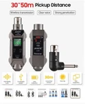 Jayete C-01 Uhf Wired To Wireless Microphone Converter Transmitter Receiver R8Y8. Fixed Price $158.99.