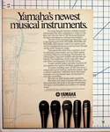 Vintage Yamaha Mz Series Microphones Ad Professional Audio Equipment Print. Fixed Price $17.10.